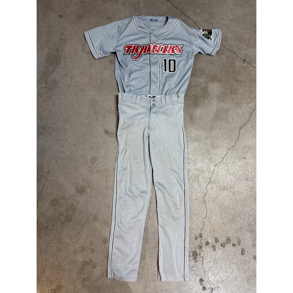 LCBL Travelers Baseball‎ Uniform Set M Garb Athletics Jersey Pants Turtle Mascot
